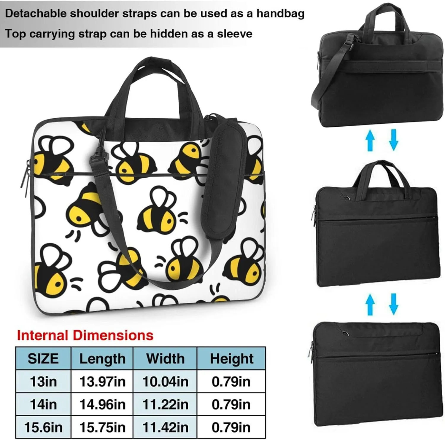 Dog Paw Seamless Pattern Laptop Bag Classic Slim Briefcase Messenger Bag, Spacious, Ergonomic