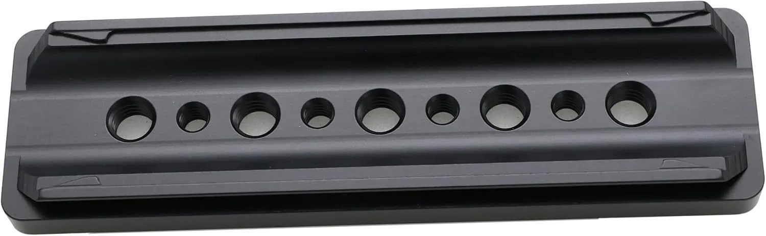 Dovetail Base Plate for ARRI Alexa Mini LF Camera to Tiffen Steadicam M2, Ronin 2, Trinity Stabilizer, Bottom Mount with 3/8"-16 Thread