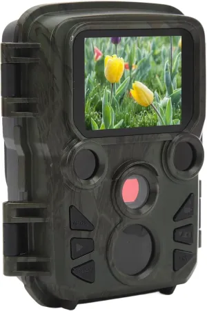 Dpofirs HD Display Long Range IP66 Multiple Mounting Options Trail Camera 1080P 12MP Night Wildlife Monitoring for