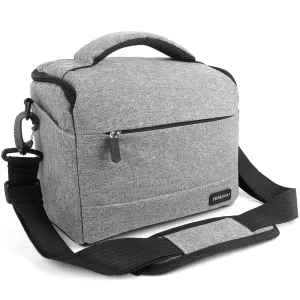 DSLR Camera Bag Fashion Polyester Shoulder Bag Camera Case For Canon Nikon Sony Lens Pouch Bag Waterproof Photography Photo Bag