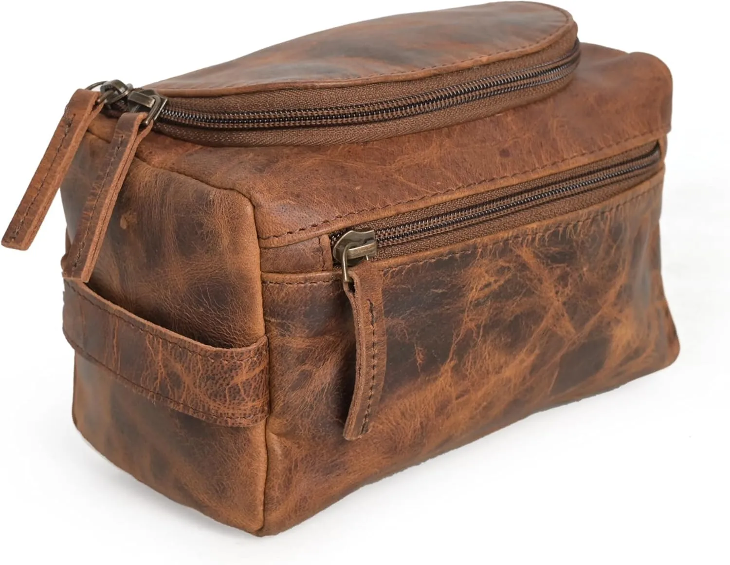 Duffel Bag Travel Sports Overnight Weekend Leather Duffle Bag (Small)