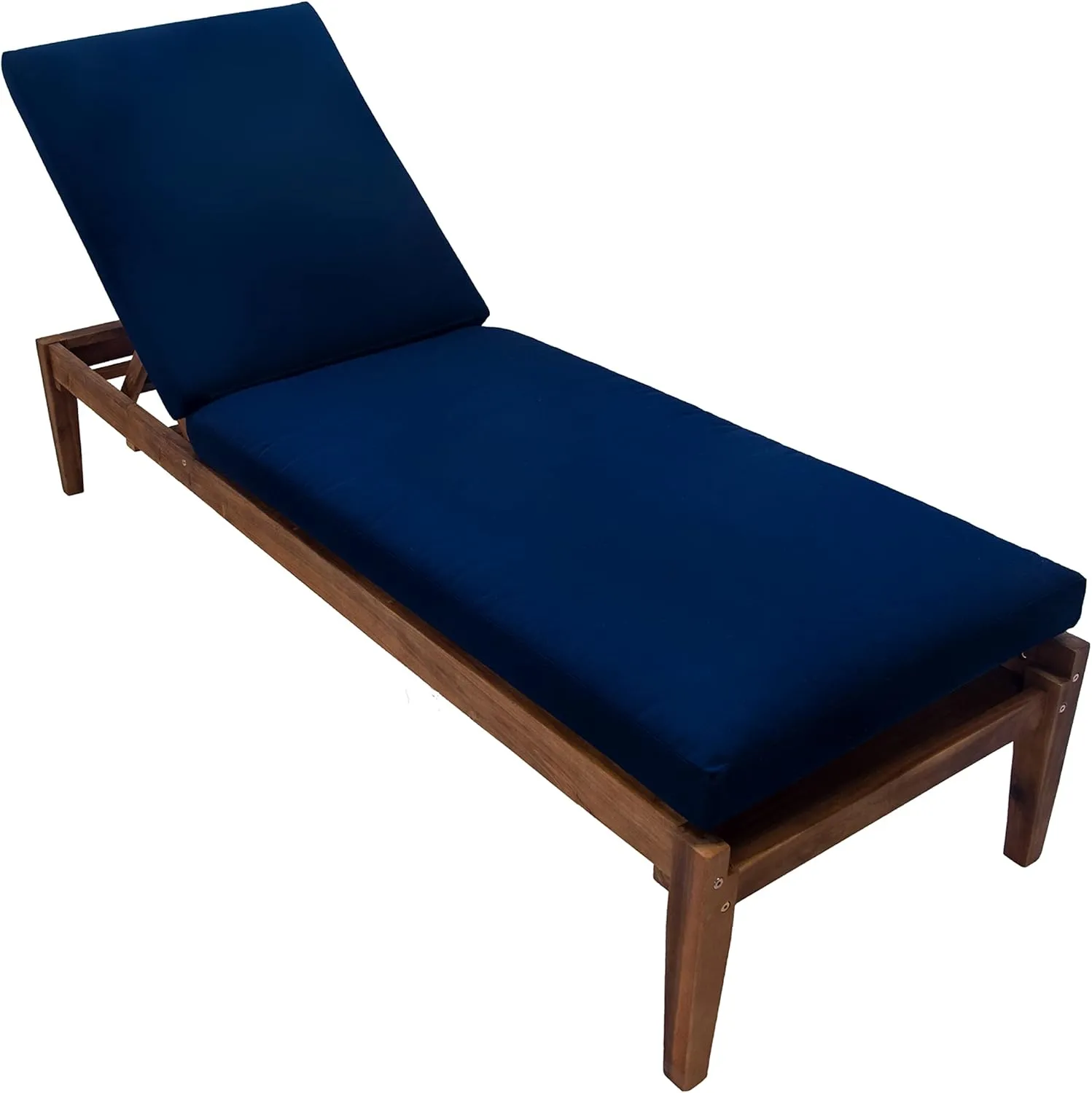 Eddie Bauer Chaise Cushion, 26" X 50" X 2 1/2", Canvas Navy