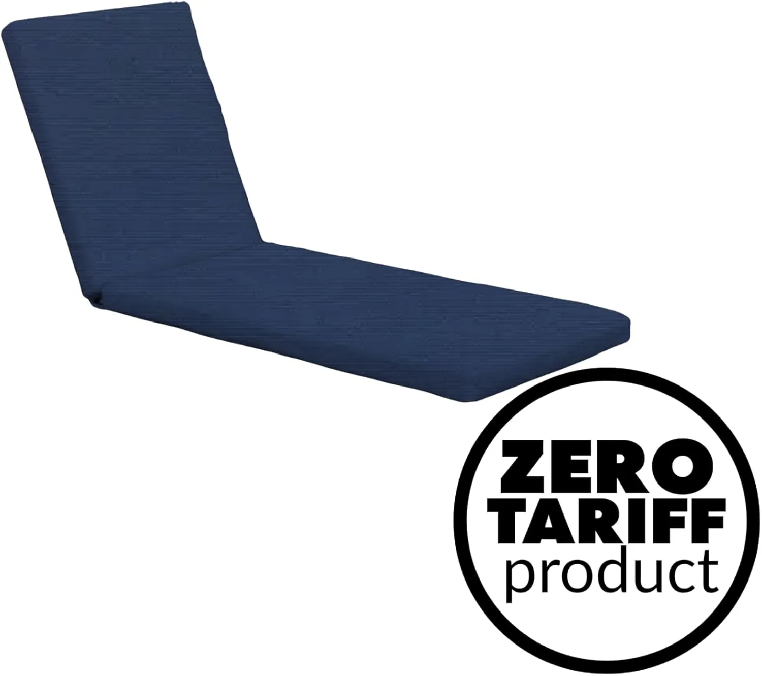 Eddie Bauer Chaise Cushion, 26" X 50" X 2 1/2", Canvas Navy
