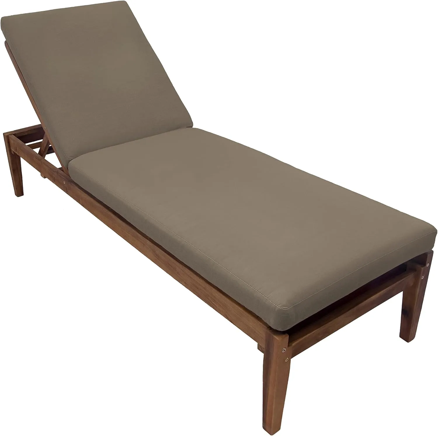Eddie Bauer Chaise Cushion, 26" X 50" X 2 1/2", Canvas Taupe
