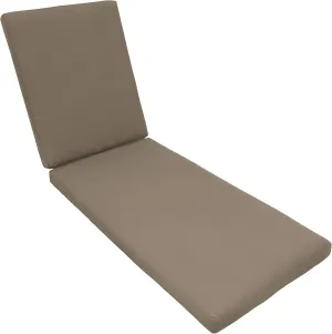 Eddie Bauer Chaise Cushion, 26" X 50" X 2 1/2", Canvas Taupe