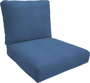 Eddie Bauer Cushion, 24" X 26" X 5", Canvas Regatta