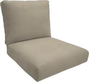 Eddie Bauer Cushion, 26" X 26" X 5", Canvas Taupe