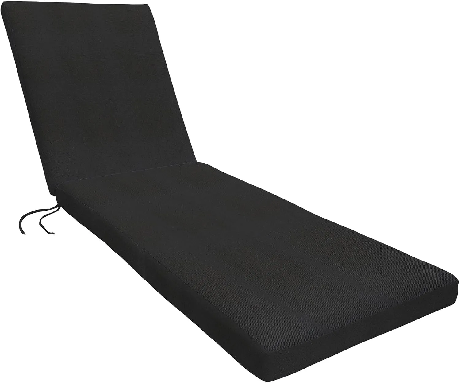 Eddie Bauer Cushion Chair Pad, 26" X 50" X 2 1/2", Canvas Black