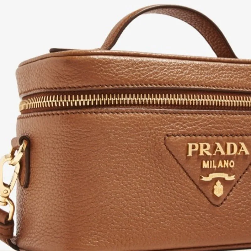 ESMEE - Vanity Triangle Logo Case Bag Brown