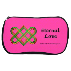 Eternal Love Celtic Heart Knot Cosmetic Bags