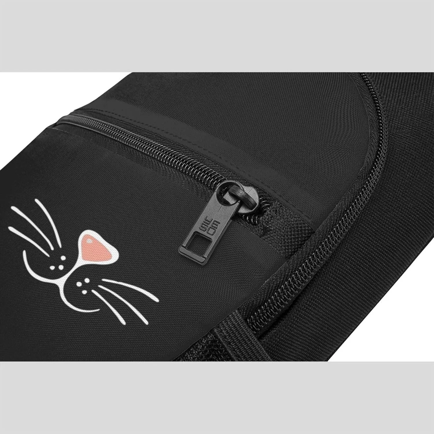 Face Mask Cat Nose Unisex Chest Bag Lightweight Crossbody Shoulder Bag Travel Pocket
