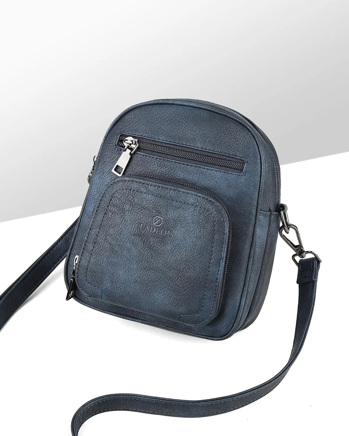 FADEON Small Purses for Women Crossbody Bags, Designer PU Leather Mini Cross Body Purse Travel Shoulder Bag Card Slots