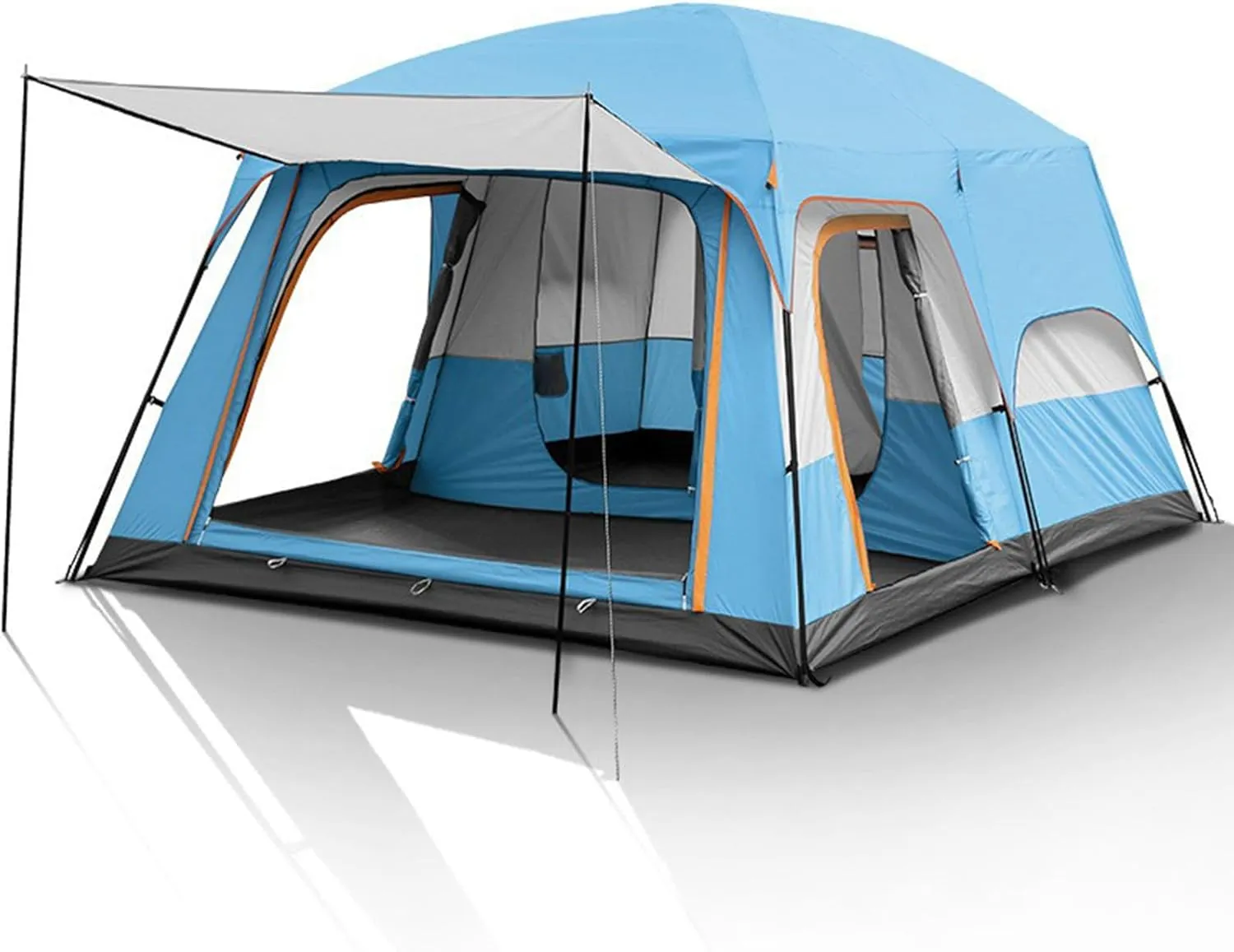 Family Camping Bell Tent 4 Season Luxury Outdoor Camping and Glamping Yurt Tent for Camping Hiking Christmas Party
