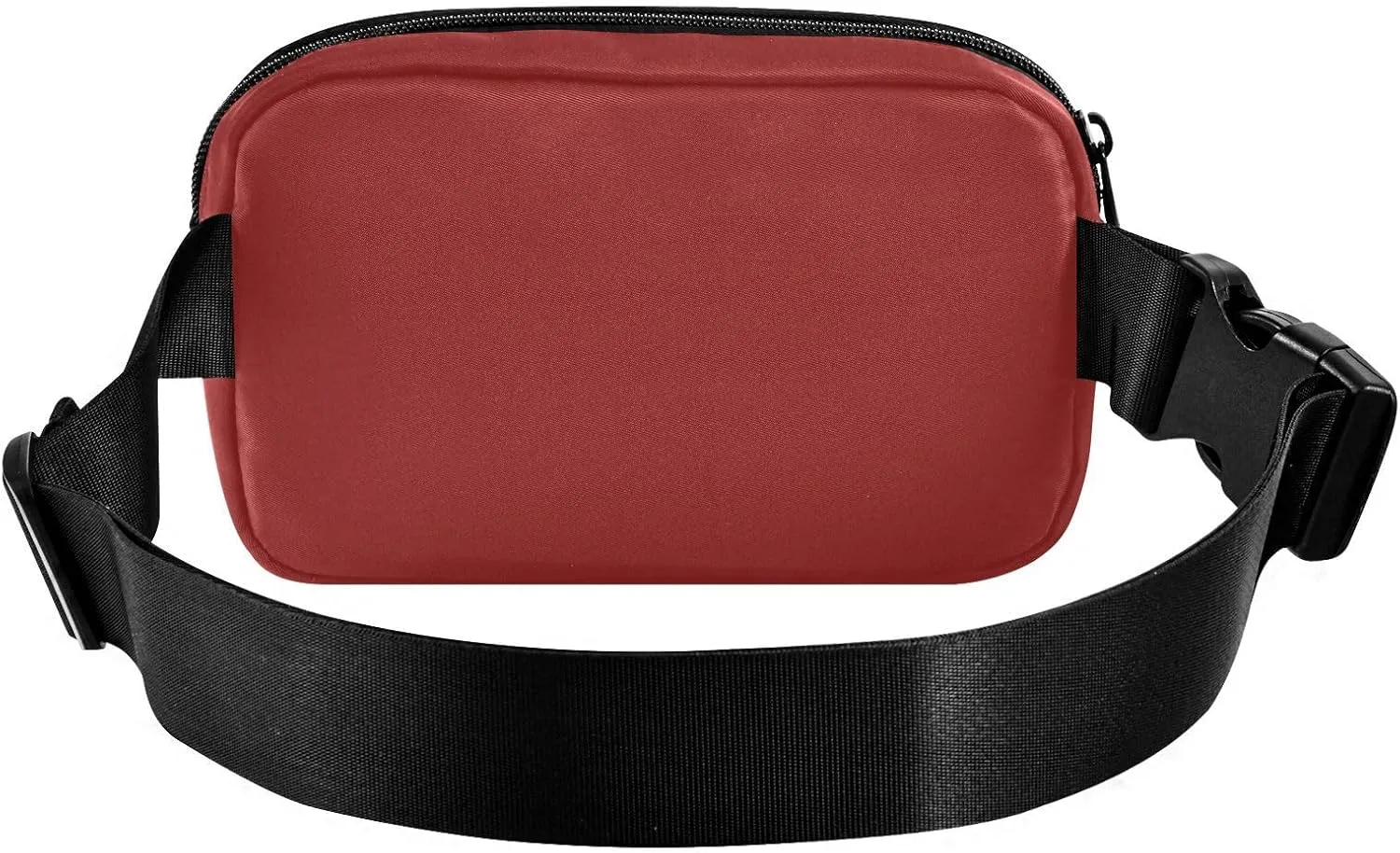 Fanny Pack for Women Men with Zipper Brown Fashion Waist Pack, Small Cross Body bags for Running,Hiking,Cycling,Travel 20833
