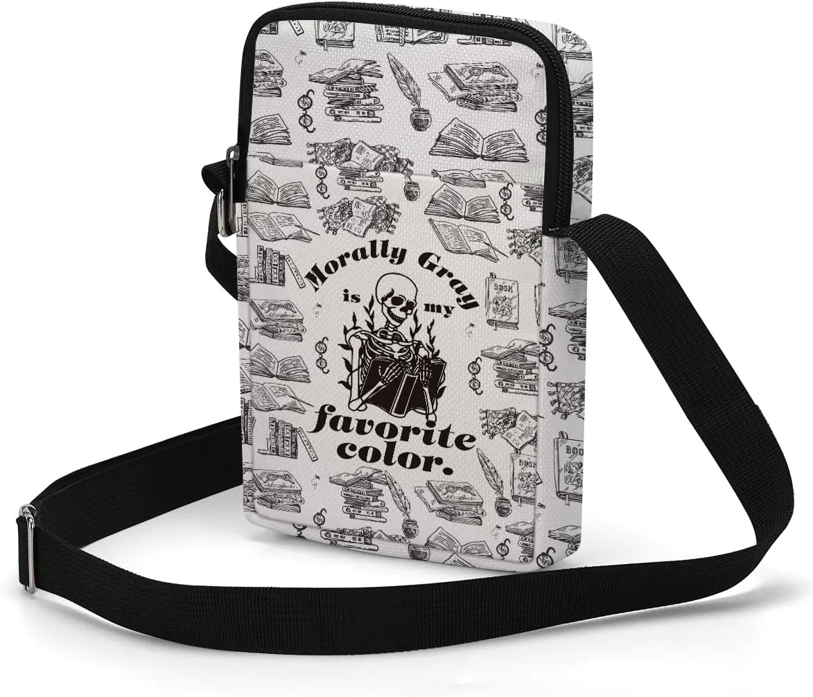 Fantasy Novel Cross Body Bag Magic Mouse Wizard Stuff Phone Bag Book Lovers Gifts Preppy Anime Shoulder Bag