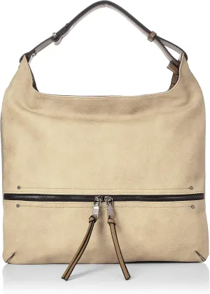 Fanuel A2242-1 Women's Bag, Uneven Dyed, Two-Divider, Vertical, Stylish, Commuting to Work, Going Out, Gray