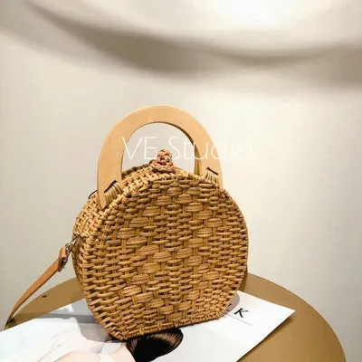 Female Hand Woven Outdoor Bag