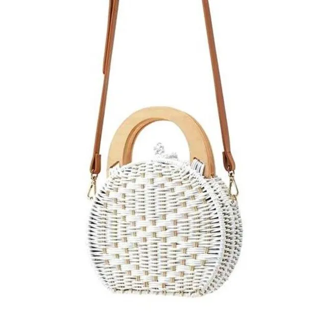 Female Hand Woven Outdoor Bag