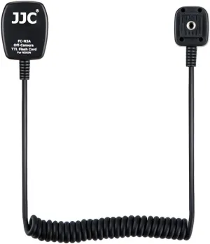 Flash TTL Cord JJC Off-Camera Flash Hot Shoe Cord for Nikon Z5 Z6 Z6II Z7 Z7II D6 D5 D780 D850 D810 D750 D500 D7500 D7200 D5600 D5500 D5300 D3500 D3400 Replaces Nikon SC-28 Cord -1.3m