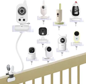 Flexible Mount for Hellobaby Baby Monitor, Universal Baby Camera Holder for Vtimes/Momcozy, Mounting Bracket Accessory for TP-Link/ANMEATE/VTech VM819 & Infant Optics DXR-8 PRO Video Baby Monitor