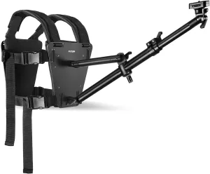 FLYCAM DSLR Camvest - Hands-Free Front & Rear Body Camera Mount Harness. Payload Up to 1.5kg / 3.3lb. 3rd-Person Camera Mount Rig for POV Or Third-Person Shooting Angles.