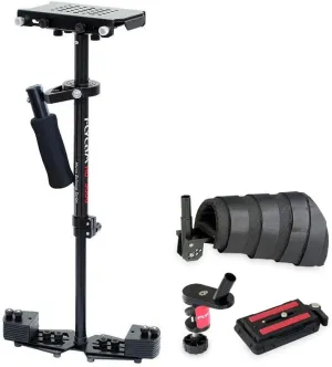 FLYCAM HD-3000 Telescopic Handheld Stabilizer w/Arm Brace for Video Cameras. Micro Balancing, Smooth Operations & Ergonomic Arm Support. Free Unico Quick Release & Table Clamp   Bag (FLCM-HD-3-AB-QT)