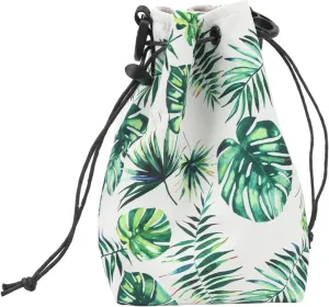 Fockety Soft Camera Case Drawstring Bag, Waterproof Camera Bag with Adjustable Strap, Instant Camera Storage Bag Soft Lens Case Portable Shoulder Bag for Photographers Traveling (Green