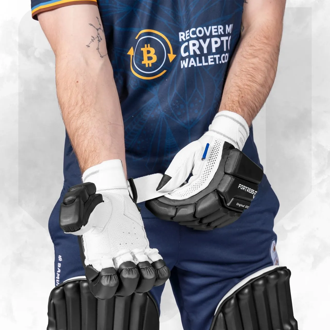 Fortress Original 100 Colored Batting Gloves - Premium Cricket Batting Gloves | Superior Grip | Unmatched Ventilation | 5 Colours Available