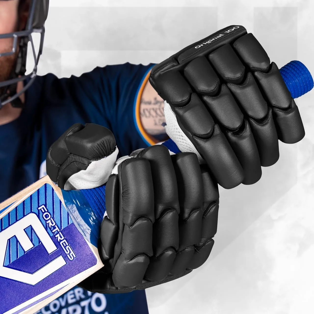 Fortress Original 100 Colored Batting Gloves - Premium Cricket Batting Gloves | Superior Grip | Unmatched Ventilation | 5 Colours Available