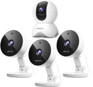 FOSCAM 3K 5MP WiFi Pet Cameras for Home Security, 3K 5MP Security Camera Indoor/Outdoor, Magnetic Mini Dog/Cat/Pet/Baby Camera