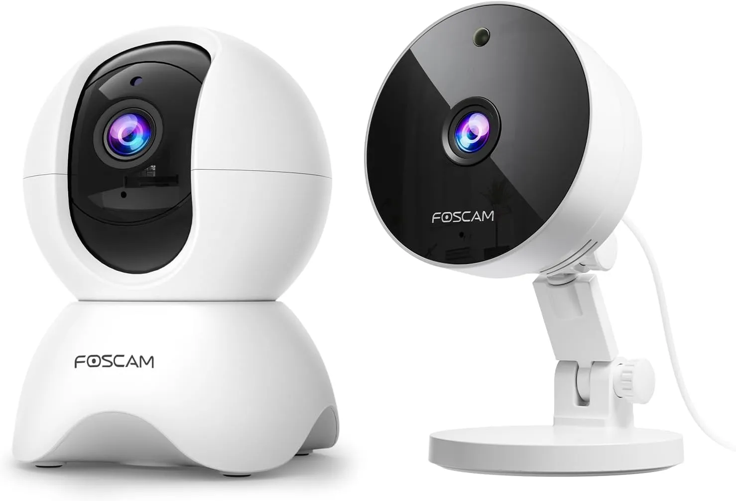 FOSCAM 3K 5MP WiFi Pet Cameras for Home Security, 3K 5MP Security Camera Indoor/Outdoor, Magnetic Mini Dog/Cat/Pet/Baby Camera