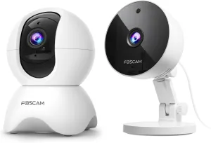 FOSCAM 3K 5MP WiFi Pet Cameras for Home Security, 3K 5MP Security Camera Indoor/Outdoor, Magnetic Mini Dog/Cat/Pet/Baby Camera