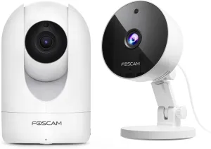 FOSCAM Home Security Camera, R4S 4MP(2K) WiFi Camera, 3K 5MP Security Camera Indoor/Outdoor, Dog/Cat/Pet/Baby Camera
