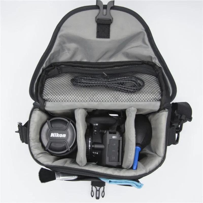 fosoto Camera Bag Nylon Case Photo Video Photography Should Bags for Canon Nikon D3300 Sony Pentax Samsung Panasonic DSLR Camera