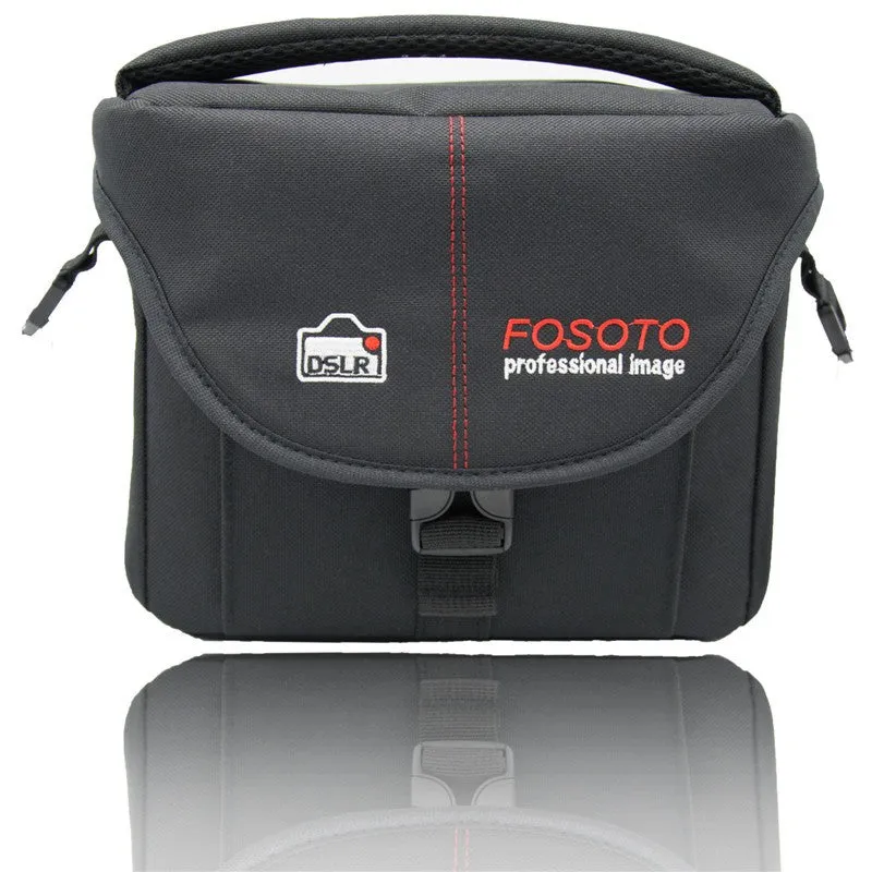 fosoto Camera Bag Nylon Case Photo Video Photography Should Bags for Canon Nikon D3300 Sony Pentax Samsung Panasonic DSLR Camera