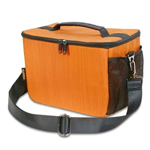 FOSOTO DSLR Camera Shoulder Crossbody Bag Compatible for Canon EOS Rebel T8i T6 T7 T100 SL3 80D 850D 2000D Nikon D850 D7500 D5600 D3500 D60 SLR Pentax K-3 Mark III K-70 and Lenses Messenger Bag