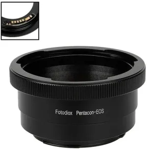 Fotodiox Lens Mount Adapter Compatible with Pentacon 6 (Kiev 66) SLR Lens to Canon EOS (EF, EF-S) Mount D/SLR Camera Body - with Gen10 Focus Confirmation Chip