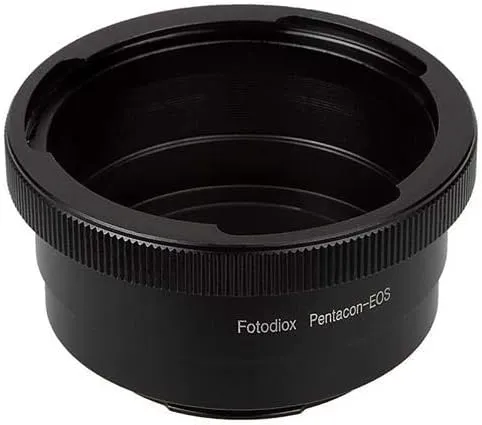 Fotodiox Lens Mount Adapter Compatible with Pentacon 6 (Kiev 66) SLR Lens to Canon EOS (EF, EF-S) Mount D/SLR Camera Body - with Gen10 Focus Confirmation Chip