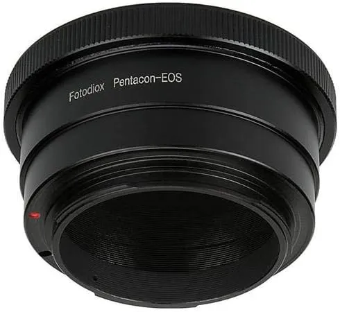 Fotodiox Lens Mount Adapter Compatible with Pentacon 6 (Kiev 66) SLR Lens to Canon EOS (EF, EF-S) Mount D/SLR Camera Body - with Gen10 Focus Confirmation Chip