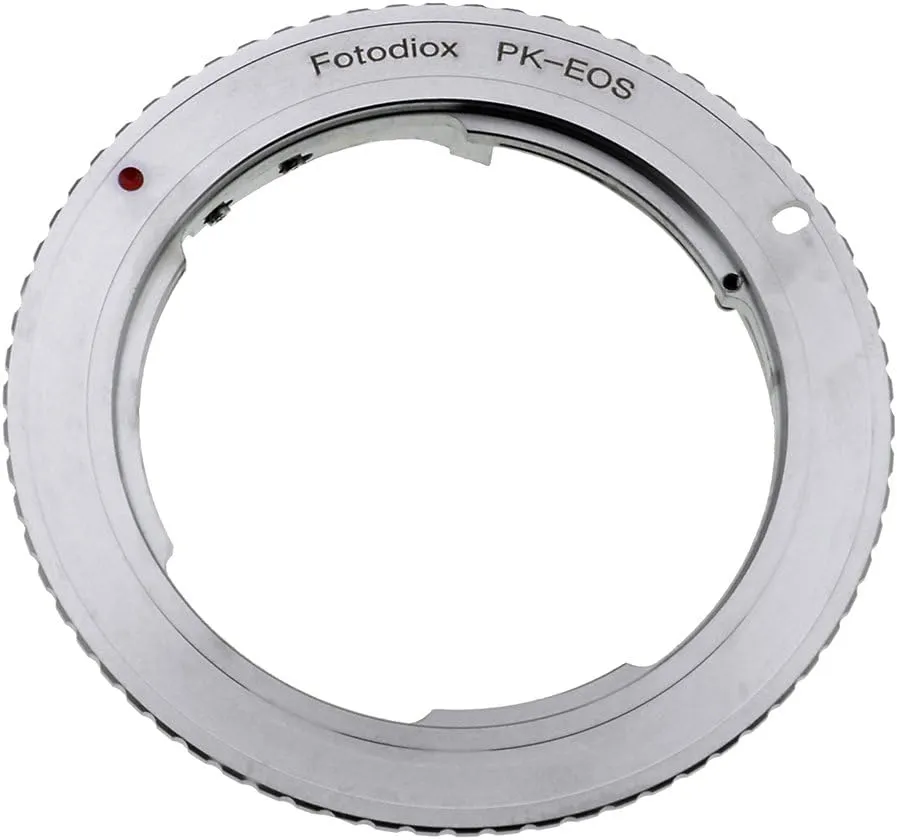 Fotodiox Lens Mount Adapter Compatible with Pentax K Mount (PK) SLR Lens to Canon EOS (EF-S) Mount SLR Camera Body - with Gen10 Focus Confirmation Chip