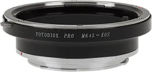 Fotodiox Pro Lens Mount Adapter Compatible with Mamiya 645 MF Lenses on Canon EOS EF/EF-s Cameras