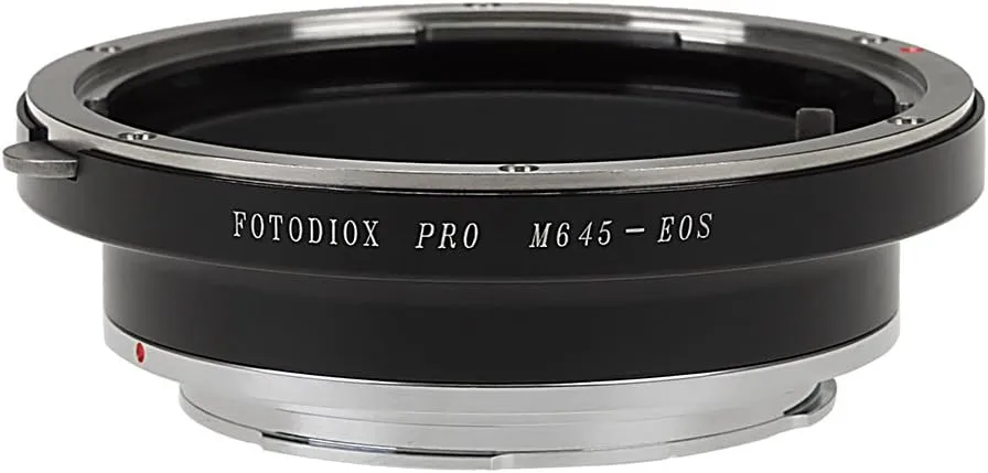 Fotodiox Pro Lens Mount Adapter Compatible with Mamiya 645 MF Lenses on Canon EOS EF/EF-s Cameras