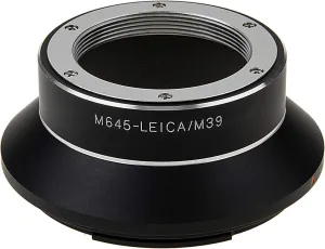 Fotodiox Pro Lens Mount Adapter, Leica Visoflex M39 (39mm Thread Mount) Lens to Mamiya 645 Camera Mount Adapter -for Mamiya ZD, 645AFD III, 645AFD II, 645AF, 645E, M645 1000s, M645 PRO