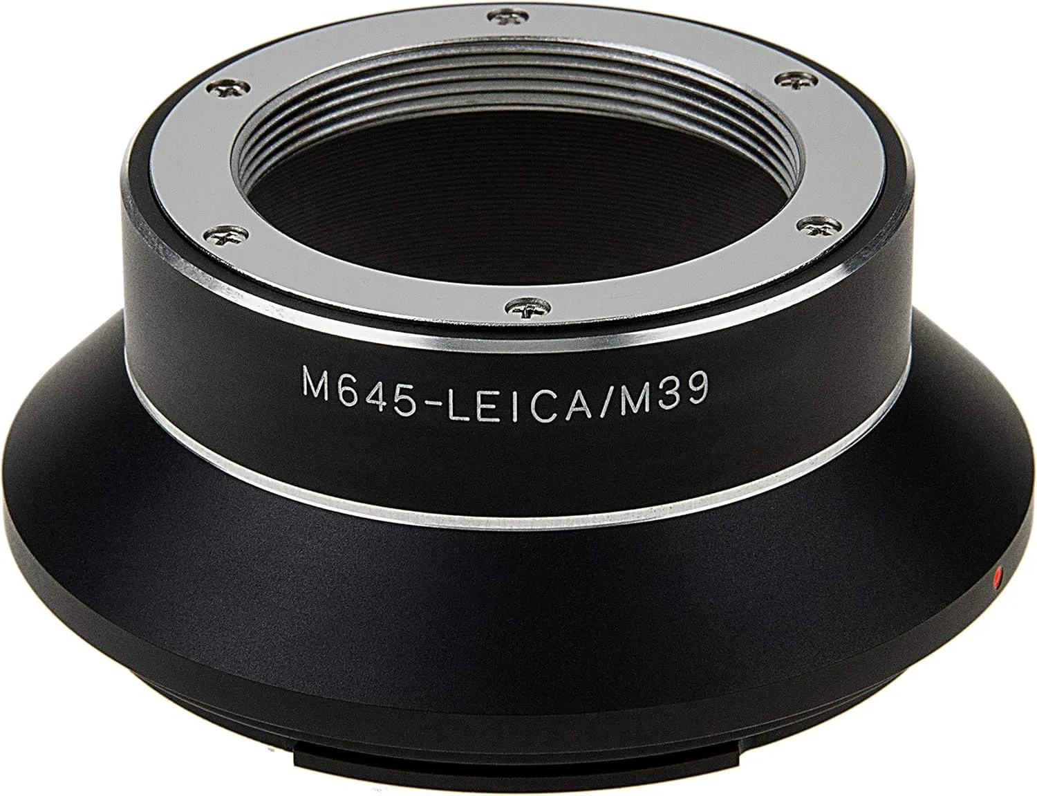 Fotodiox Pro Lens Mount Adapter, Leica Visoflex M39 (39mm Thread Mount) Lens to Mamiya 645 Camera Mount Adapter -for Mamiya ZD, 645AFD III, 645AFD II, 645AF, 645E, M645 1000s, M645 PRO