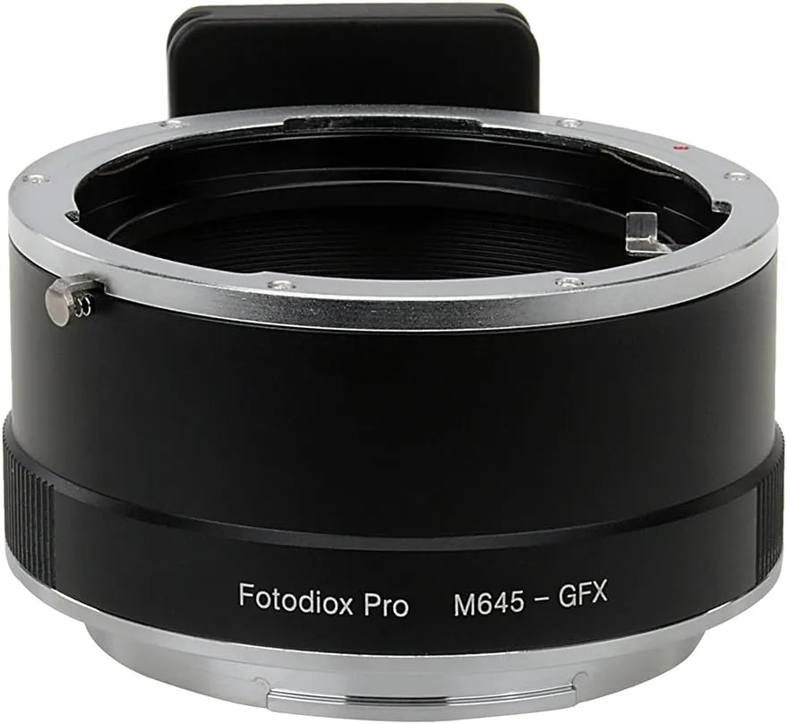 Fotodiox Pro Lens Mount Adapter Mamiya 645 (M645) Mount Lens to G-Mount GFX Mirrorless Camera