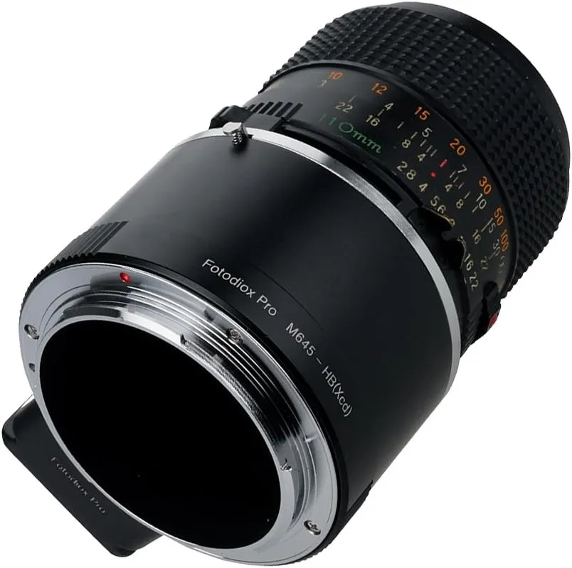Fotodiox Pro Lens Mount Adapter, Mamiya 645 (M645) Mount Lens to Hasselblad XCD Mount Mirrorless Digital Camera Systems (Such as X1D-50c and More)