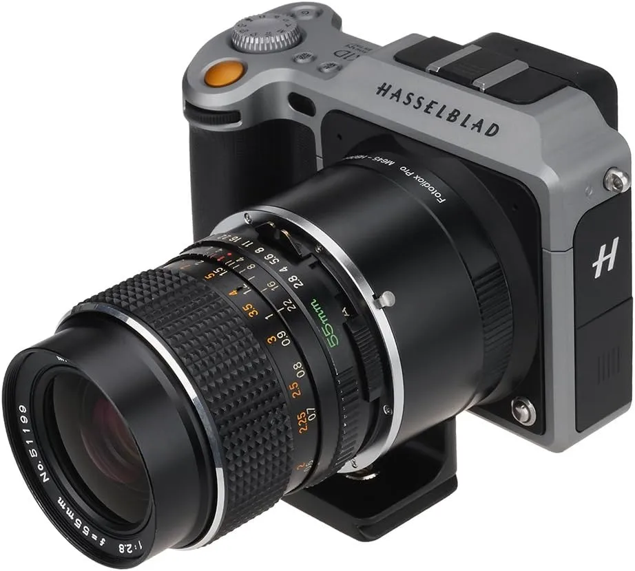 Fotodiox Pro Lens Mount Adapter, Mamiya 645 (M645) Mount Lens to Hasselblad XCD Mount Mirrorless Digital Camera Systems (Such as X1D-50c and More)