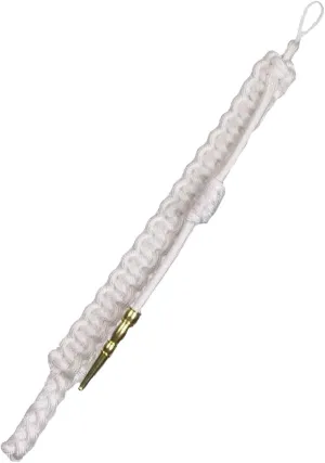 French Single One Color Shoulder Cord with Nickel Tip