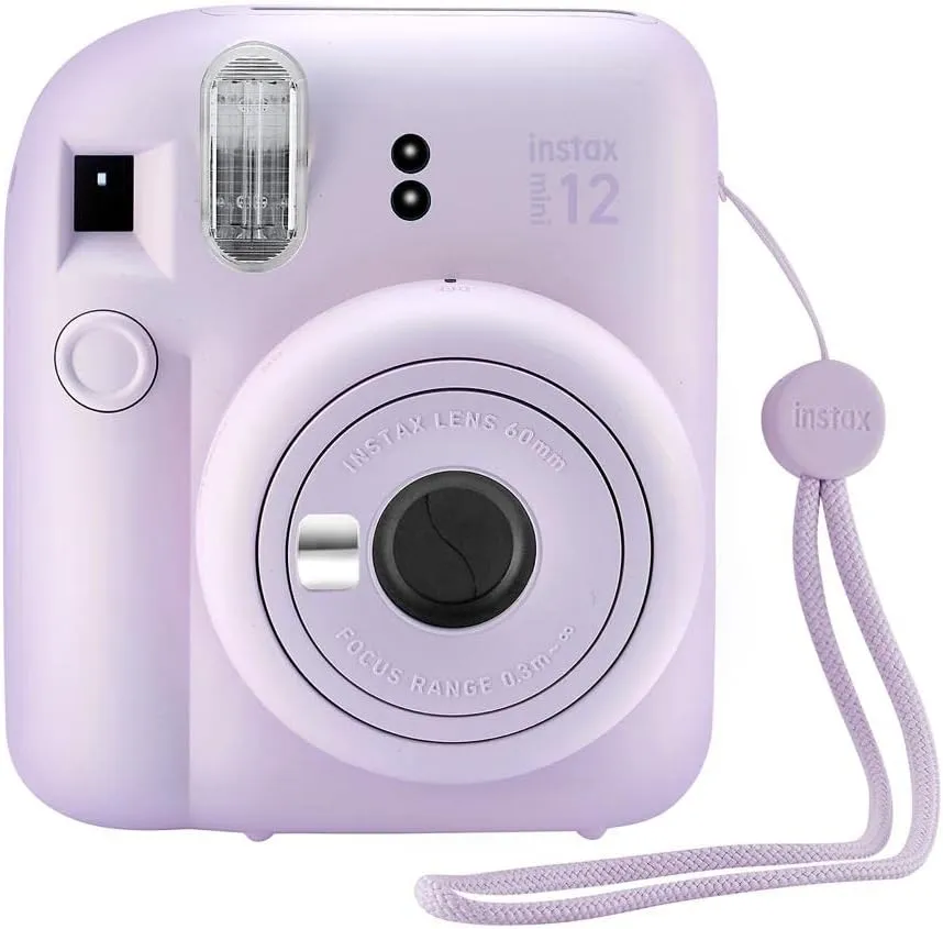 Fujifilm Instax Mini 12 Instant Camera   60 Photo Prints   Accessories, Lilac Purple