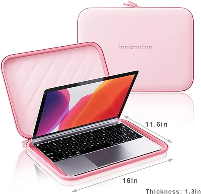 Fungoofun 13" Water proof laptop sleeve- Pink